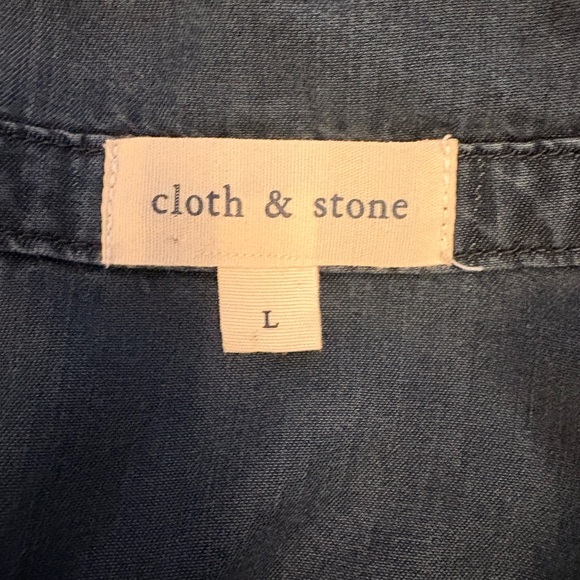 Anthropologie Tencell Tunic Shirt - Picture 5 of 6